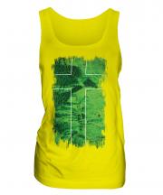 Ladonia Grunge Flag Ladies Vest