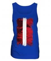 Latvia Grunge Flag Ladies Vest