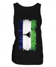 Lesotho Grunge Flag Ladies Vest