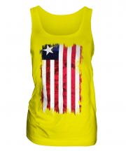 Liberia Grunge Flag Ladies Vest