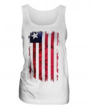 Liberia Grunge Flag Ladies Vest