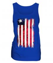 Liberia Grunge Flag Ladies Vest