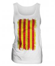 Catalonia Grunge Flag Ladies Vest