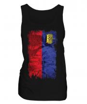 Liechtenstein Grunge Flag Ladies Vest