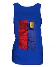 Liechtenstein Grunge Flag Ladies Vest