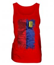 Liechtenstein Grunge Flag Ladies Vest