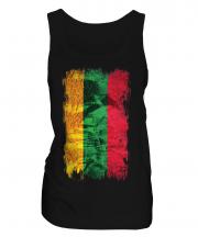 Lithuania Grunge Flag Ladies Vest