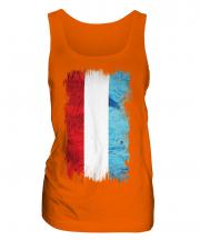 Luxembourg Grunge Flag Ladies Vest