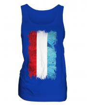 Luxembourg Grunge Flag Ladies Vest