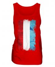 Luxembourg Grunge Flag Ladies Vest