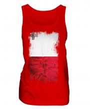 Malta Grunge Flag Ladies Vest