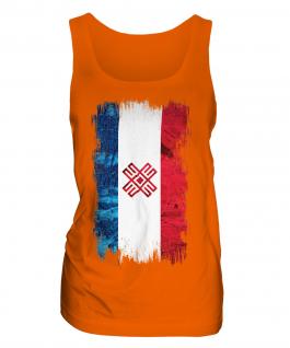Mari El Grunge Flag Ladies Vest