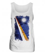 Marshall Islands Grunge Flag Ladies Vest