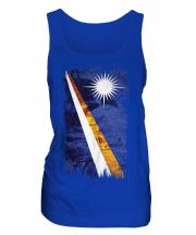 Marshall Islands Grunge Flag Ladies Vest