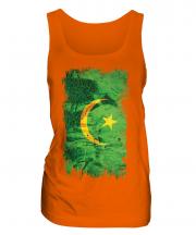 Mauritania Grunge Flag Ladies Vest