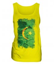 Mauritania Grunge Flag Ladies Vest