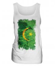 Mauritania Grunge Flag Ladies Vest