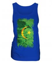 Mauritania Grunge Flag Ladies Vest
