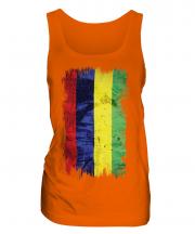 Mauritius Grunge Flag Ladies Vest