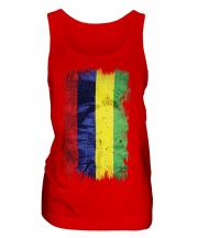 Mauritius Grunge Flag Ladies Vest
