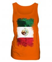 Mexico Grunge Flag Ladies Vest