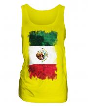 Mexico Grunge Flag Ladies Vest