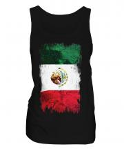 Mexico Grunge Flag Ladies Vest