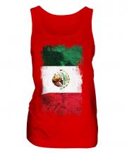 Mexico Grunge Flag Ladies Vest