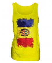 Moldova Grunge Flag Ladies Vest