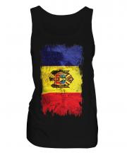 Moldova Grunge Flag Ladies Vest
