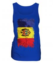 Moldova Grunge Flag Ladies Vest