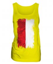 Monaco Grunge Flag Ladies Vest