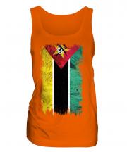 Mozambique Grunge Flag Ladies Vest