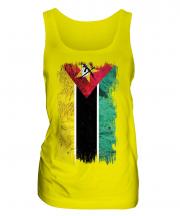 Mozambique Grunge Flag Ladies Vest