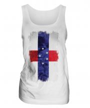 Netherlands Antilles Grunge Flag Ladies Vest