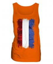 Netherlands Grunge Flag Ladies Vest