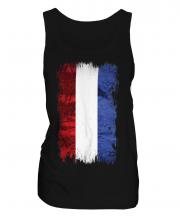 Netherlands Grunge Flag Ladies Vest