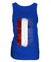 Netherlands Grunge Flag Ladies Vest