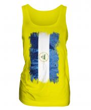 Nicaragua Grunge Flag Ladies Vest