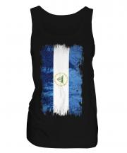 Nicaragua Grunge Flag Ladies Vest
