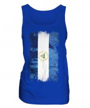 Nicaragua Grunge Flag Ladies Vest