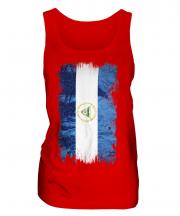 Nicaragua Grunge Flag Ladies Vest