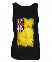 Niue Grunge Flag Ladies Vest