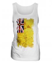 Niue Grunge Flag Ladies Vest