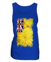Niue Grunge Flag Ladies Vest