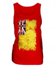 Niue Grunge Flag Ladies Vest