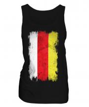North Ossetia Grunge Flag Ladies Vest