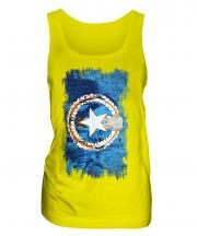 Northern Mariana Islands Grunge Flag Ladies Vest