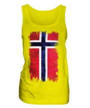 Norway Grunge Flag Ladies Vest