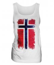 Norway Grunge Flag Ladies Vest